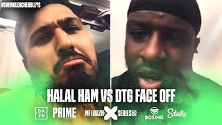 “He’s a NOBODY”  HALAL HAM vs DTG  FACE OFF  Misfits Boxing [upl. by Criswell526]