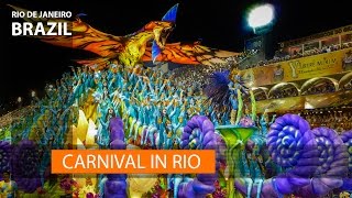 Brazil Carnival The Rio de Janeiro parade in 1 minute [upl. by Ynetruoc]