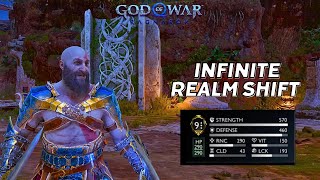 HAKLANGR THE BEARDED Vs Infinite Realm Shift Build  God of War Ragnarök [upl. by Acir]