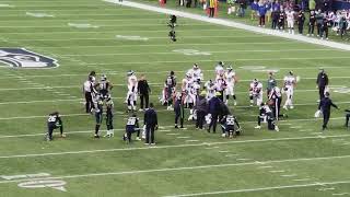 Seahawks Kneeling in support for an injured Eagles player [upl. by Maillw901]