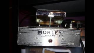 Morley Telray Power Wah on bass [upl. by Nosreve]