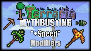 Terraria 124 Mythbusting  Do quotSpeedquot Modifiers Affect Mining Speed Episode 2 [upl. by Bakerman659]