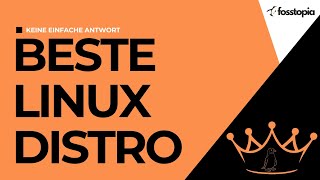 BESTE LINUX DISTRO  gibt es sie [upl. by Yrag]