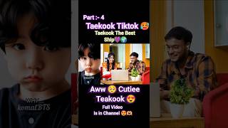 BTS Taekook Tiktok Reaction  Dance Icon Bhuvi  Vkook Tiktok Reaction taekook shorts [upl. by Blen]