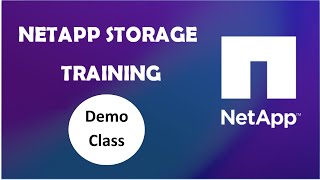 NetApp Storage Training for beginner  Demo Class [upl. by Drahcir]