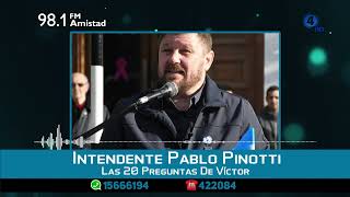 El intendente de Sunchales Pablo Pinotti charló de todo con Víctor Bertoncello en FM Amistad 981 [upl. by Bonney536]