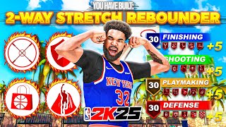 This 7 FOOT quotVERSATILE ENFORCERquot CENTER BUILD is BREAKING NBA 2K25 [upl. by Annavoj]