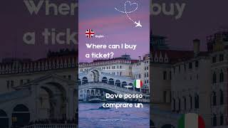 Italian Phrases italian italianforforeigners travelphrase venice rialtobridge [upl. by Jody]