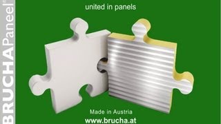 Brucha Austria  producing cooling cells panels for industrial halls  roof wall facade panels [upl. by Avrit]