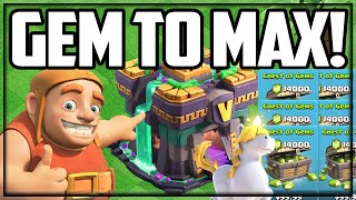 GEM to MAX Town Hall 14 in Clash of Clans Part 1 [upl. by Virgilio]