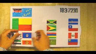 Flags of the World A NonDigital Interactive PopUp Book [upl. by Pasol]