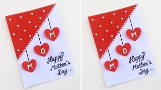 DIY Mothers Day card making handmade 2024How to make mothers day greeting cardHappy Mothers day [upl. by Aurilia504]