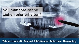 Wurzelbehandlung Zahnarzt München  Neuaubing  Dr Manuel Schürkämper [upl. by Robyn]