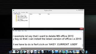 How to Delete Software registry keys from System registry on windows [upl. by Apthorp]