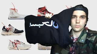 Nike x OffWhite quotThe Tenquot dove e come comprare le scarpe ITA  Unboxing Supreme Arabic Logo Hoodie [upl. by Annoik]