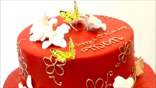 Chines Birthday cake  Chines Cake Idea  Mom Birthday Cake [upl. by Cutty24]