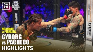 FIGHT HIGHLIGHTS  CRIS CYBORG VS LARISSA PACHECO [upl. by Matthieu959]