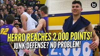 Tyler Herro Reaches 2000 Points Milestone In Whitnalls Final Home Game [upl. by Adey239]