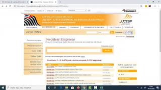 Consulta Excel site Junta SP  JUCESP  NIRE [upl. by Jedd549]