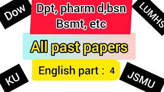 LUMHSKUJSMUDOW past papers of DPTPHARMDBSN radiology medical entry test past papers [upl. by Means]