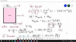 Calculo de peso específico densidad específica y densidad relativa [upl. by Frasquito173]