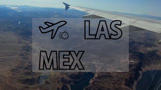 Mexico City MEX  Las Vegas LAS flight timelapse [upl. by Latham]