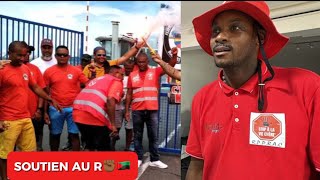 LE R SE FAIT SOUTENIR PAR LES DOCKERS DE FORTDEFRANCE ✊🏾🇲🇶 [upl. by Newo]