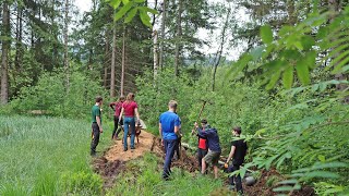 Gymnasium Zwiesel hilft bei MoorRenaturierung nahe Kreuzstraßl [upl. by Ecinue254]