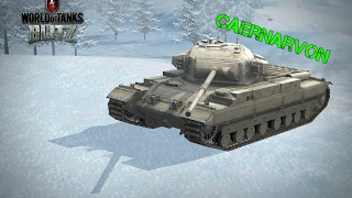 Caernarvon  World of Tanks Blitz [upl. by Nidnal]