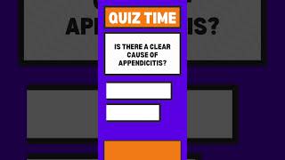 Mastering Appendicitis A Quick Health Quiz quiz quiztime [upl. by Rachelle124]