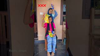 Lays challenge 2 😛🤣  Rashi drops trendingshorts viralvideo layschallenge funny explore [upl. by Adalheid570]