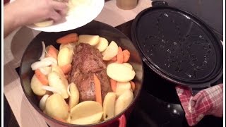 Baked veal with potatoes  to make the meat and vegetables juicy [upl. by Buxton939]