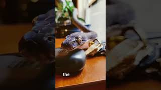 Why does this snake follow a human around the house [upl. by Kathrine]