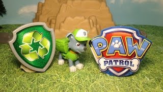 PAW PATROL Rocky Action Pack Pup Toy Unboxing [upl. by Enilrac]