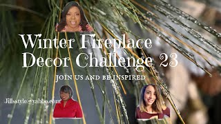 Winter Fireplace Decor Challenge Unveiling the Ultimate Transformation [upl. by Elsy]