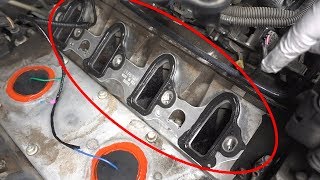 Chevy GMC 53L INTAKE MANIFOLD GASKET UPGRADE with KNOCK SENSORS [upl. by Hollington]