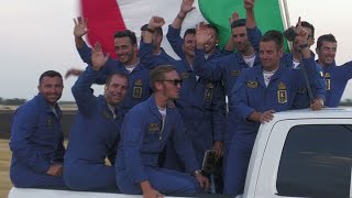 Italian Frecce Tricolori Jet Team Pilots Capital Airshow 2024 [upl. by Cybill]