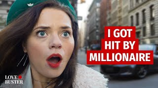 I GOT HIT BY MILLIONAIRE  LoveBusterShow [upl. by Iddet]