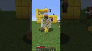 Project Building by Hiring Villagers vs Emoji Mistake Reaction meme shorts minecraft [upl. by Maltzman]