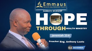 LIVE EMMAUS ADVENTIST CHURCH SABBATH WORSHIP SERVICE 44  2nd November 2024 [upl. by Nosned280]