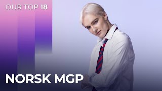 Norsk Melodi Grand Prix 2024 Norway  OUR TOP 18 [upl. by Rosenblum]