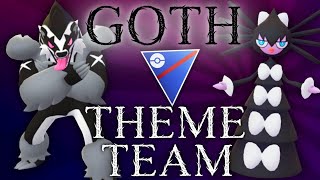 GOTHITELLE AND THE TRIPLE GOTH THEME TEAM TAKE ON THE GREAT LEAGUE  Pokémon GO Battle League [upl. by Chinua]