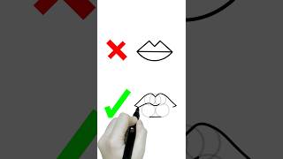 HOW TO DRAW A LIPS [upl. by Anneh]