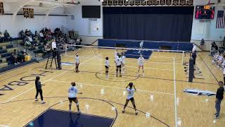 Hoban vs Lutheran East VBall Sectional Final [upl. by Sdlonyer780]