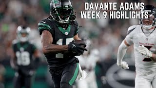 Davante Adams EVERY TARGET vs Texans🔥 Jets vs Texans [upl. by Eve211]