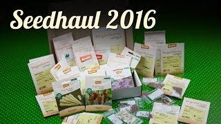 Seed Haul 2016  Gemüseanbau  Aussaat  Biosaatgut [upl. by Gundry]