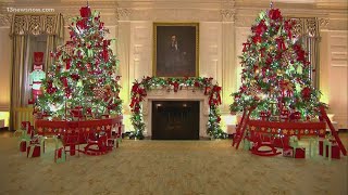 Bidens decorate the White House for Christmas [upl. by Lovash664]