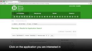 How to use the advanced search to find planning applications [upl. by Assiron423]