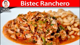 BISTEC RANCHERO  Vicky Receta Facil [upl. by Lincoln885]