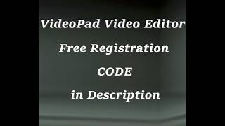 VideoPad Video Editor free registration Code  2018 [upl. by Jefferey]